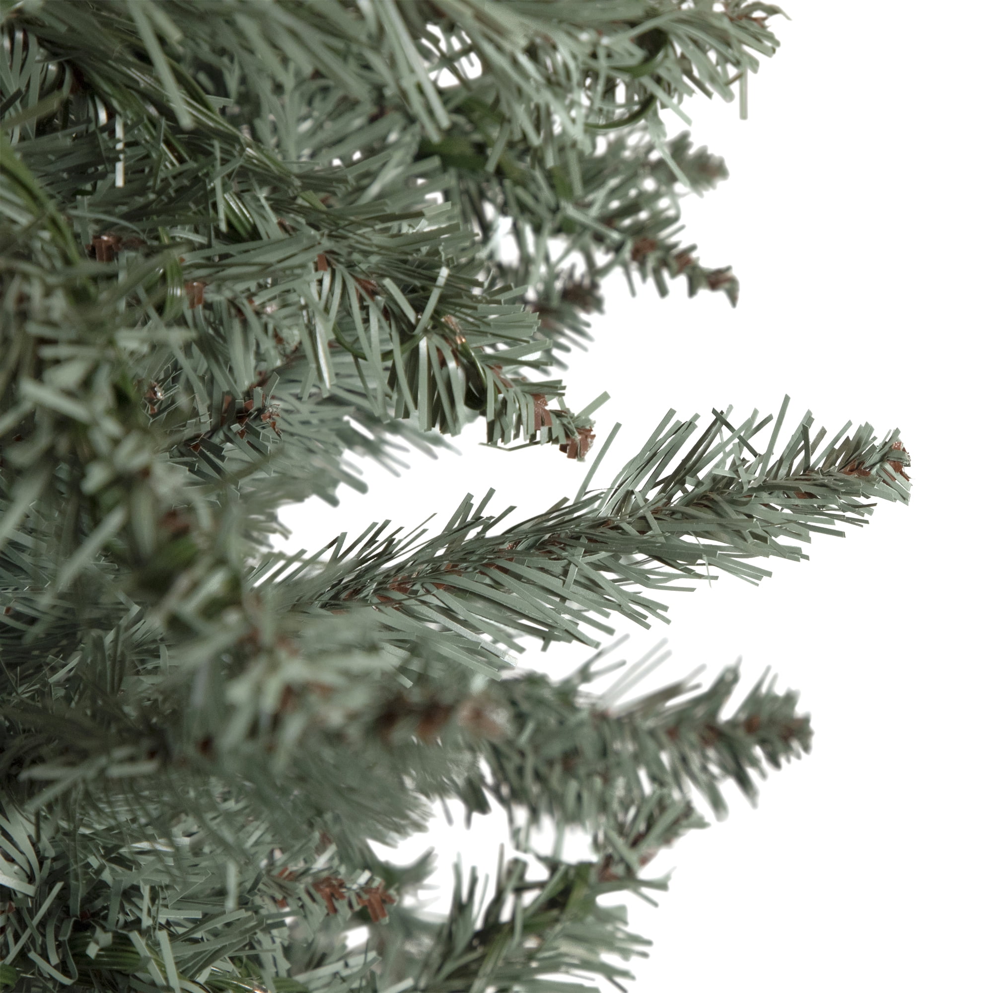 Northlight Clear Prelit LED Green Hinged Full Newport Spruce Artificial Christmas Tree, 7.5'