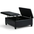 thumbnail image 2 of Trent Home Storage Coffee Table Ottoman in Midnight Black, 2 of 4