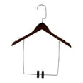 thumbnail image 5 of deevoka Shop Wooden Suit Hanger Trouser Hanger Bedroom Multifunctional Closet Organiser 44cmx26cm, 5 of 9