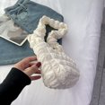 thumbnail image 4 of Bolso Hobo de plumón para mujer Bolso tipo cartera plisado informal Bolso versátil para axila Bolso para ir al trabajo, 4 of 6