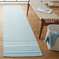thumbnail image 2 of SAFAVIEH Kilim Orpa Striped Wool Area Rug, Light Blue/Ivory, 3' x 5', 2 of 7