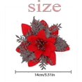 thumbnail image 3 of 24pcs Christmas Flowers, Artificial Christmas Flowers, Glitter Christmas Tree, Artificial Flowers Christmas, Glitter Christmas, 3 of 5