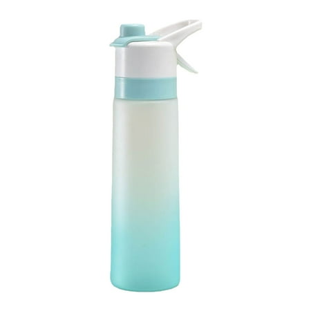 

Clearance Tiuneo Blue Glass&Bottle 700Ml Frosted Spray Water Cup Outdoor Sports Water Bottle Blue A Kitchen Cups Big Sale