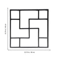 thumbnail image 3 of DIY Pavement Mold for Garden Use Reusable Plastic Path Maker Easy to Clean Black 1pc, 3 of 9