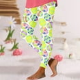 thumbnail image 2 of Amzcrzy Womens Easter Day Leggings Bunny Eggs Graphic Tights Stretchy Leggings Skinny Pant for Yoga Running Pants S-2XL, 2 of 4