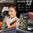 thumbnail image 5 of Camouflage 30oz Handheld Travel Tumbler with Handle – Double Wall Stainless Steel Insulated Cup, Flip Straw Lid, Leak-Proof & BPA-Free for Hot and Cold Drinks – Durable Coffee & Juice Mug Black, 5 of 6