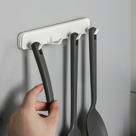 

SEAFEI Pull Out Design Kitchen Hanger U-shape Hooks ABS Symmetric Design Wall Hanger Bathroom Accessories