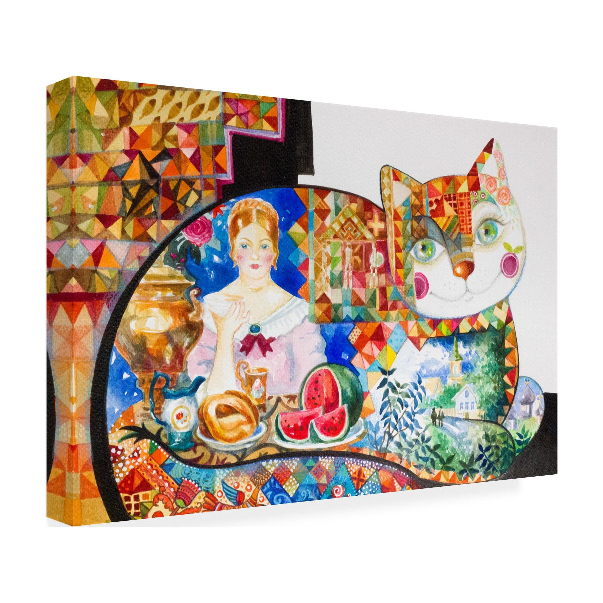 Trademark Fine Art 'Russian' Canvas Art by Oxana Ziaka