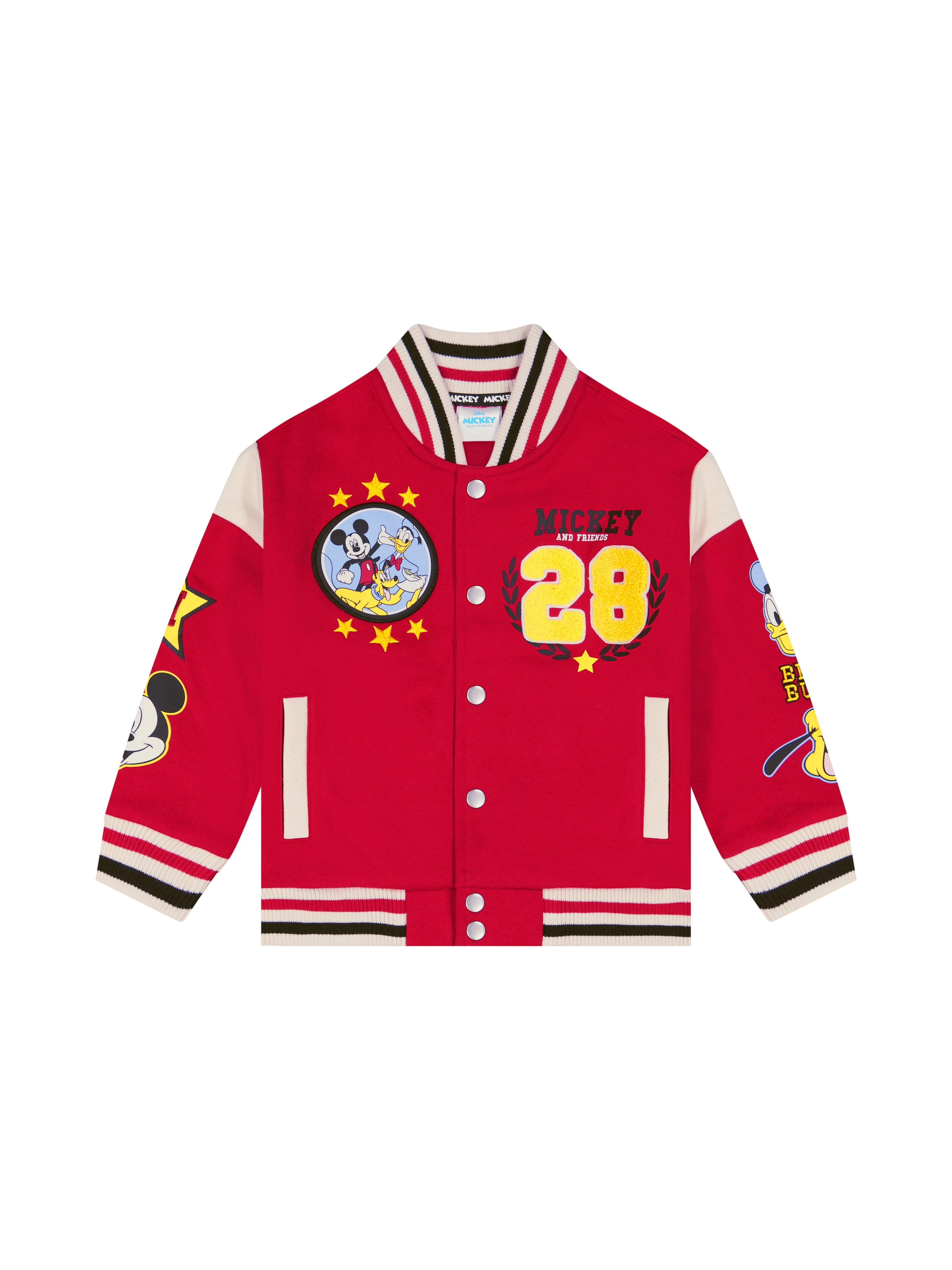 Mickey & Friends Toddler Boy Bomber Jacket, Sizes 12M-5T