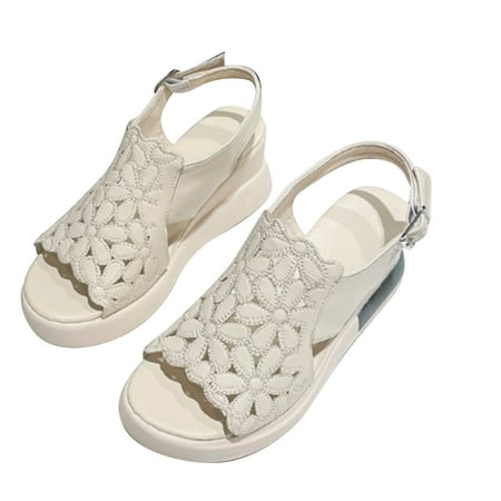 

Pyhlmscde Womens Platform Sandals Summer Casual Outdoor Walking Sports Sandal Shoes Open Toe Buckle Strap Sandals Beach Travel Shoes