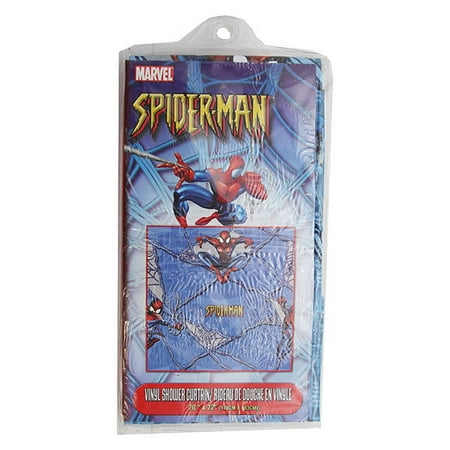 Marvel Spiderman Vinyl Shower Curtain