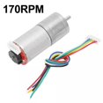 thumbnail image 1 of Moteur à Encodeur GA25-370 DC12V Réduction de Vitesse pour Robot Voiture Moteur Jouet 170RPM, 1 of 8
