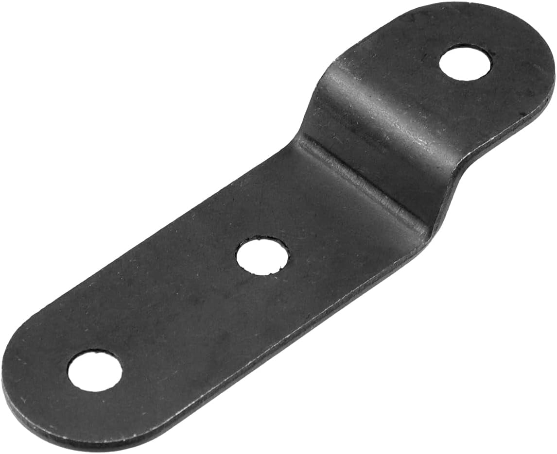 10 pieces of type brackets 1-3/4-inch type door lock brackets black double angle door barrier brackets metal column to beam support brackets suitable for furniture bookshelves