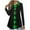 Green, variant on Lenpel Women's Tunic Tops Cowl Neck Long Sleeve Plaid Patchwork Plus Size Pullover Sweatshirts Fall Winter Clothes(White,X-Large)