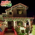 thumbnail image 4 of Luces de Carámbano Navideñas Heceltt 50 m 1600 LED Impermeables, 4 of 6