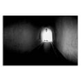 thumbnail image 3 of 21" x 14" Tunnel by Vladimir Kostka - Wall Art Print on Canvas Fabric Black, 3 of 3