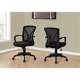 thumbnail image 2 of Monarch Specialties Office Chair, Swivel, Ergonomic, Armrests, Computer Desk, Work, Black Mesh, 2 of 4