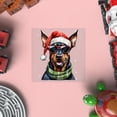 thumbnail image 4 of Hello Winter Doberman Pinscher Frosty Morning Walk Welcome Snowy Christmas Cutout Transfer Sticker Doberman Dog Lover Gifts Transparent Decal Art Decor - 02018, 4 of 5