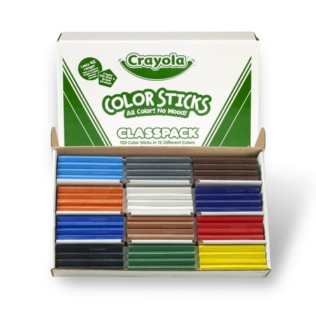 Cryola Color Sticks Classpack, 120-count in 10 colors