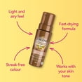 thumbnail image 4 of Jergens Natural Glow Instant Sun Sunless Tanning Mousse - Light Bronze, 180mL, 4 of 8