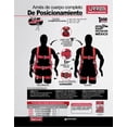 thumbnail image 2 of Arnés de Posicionamiento Urrea Herramientas Talla 40-44 USA6B, 2 of 3