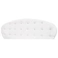 thumbnail image 3 of Best Master France Faux Leather Queen Platform Bed in White High Gloss, 3 of 3
