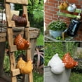 thumbnail image 4 of Apmemiss Clearance Chicken Fence Decoration,Funny Farm Chickens Statues,Resin Fence Chickens Decor,Outdoor Real Animal Statue,Cute Chicken Sculpture,Perfect for Home Garden Stairs,Farm,Backyard, 4 of 7