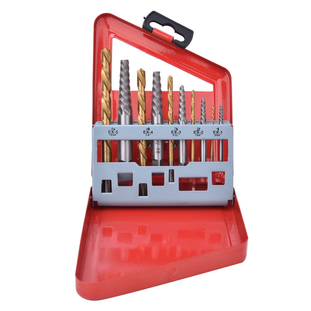 Screw Extractor Set, Drill Bit Extractor, For Removing Damaged Screw