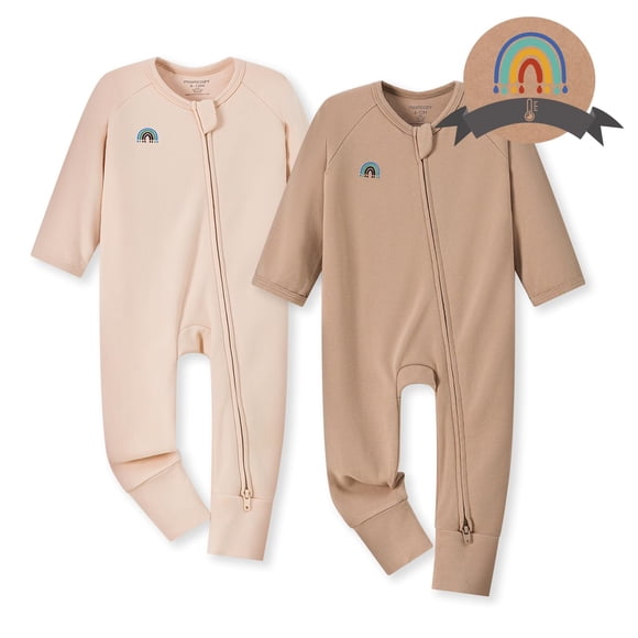 Pijama para bebé Momcozy Baby-Temp Monitoring 18-24 M, paquete de 2