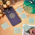 thumbnail image 5 of 9Pcs 1.6×1.6 inch Sacred Geometry Metal Energy Stickers Flower of Life Orgone Pyramid Stickers Golden Stickers for Scrapbooks DIY Resin Crafts Phone & Water Bottle Decoration DIY, 5 of 9