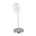 thumbnail image 3 of Modelo de oreja de silicona perforable, oreja falsa, reutilizable, realista, soporte de acero inoxidable. Derecha blanca, 3 of 9