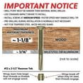 thumbnail image 3 of #12x2-1/2 Reamer Tek Torx/Star Head Self-Drilling Wood to Metal Screws - for Flatbeds, Trailers or Fastening Wood to Steel - T30 Torx Screw Head (5 POUNDS 275 Approx. Screw Count), 3 of 5
