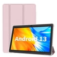 thumbnail image 1 of 7 Inch Android 13 Tablet, Quad Core, 4GB RAM, 32GB Storage, Dual Camera, WiFi, IPS Display, Leather Case, 1 of 7