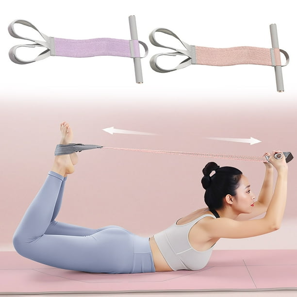 Bandas de resistencia (1 unidad) bandas elásticas de tela para ejercicios asas antideslizantes para entrenamiento de fuerza muscular equipo para ejercitar brazos piernas y torso en