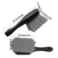 thumbnail image 3 of Scrub Brush, Plastic Handle, Nylon Bristles, Heavy Duty Cleaning Brush for Outdoor, Wheels and Tire (Gray), 3 of 6