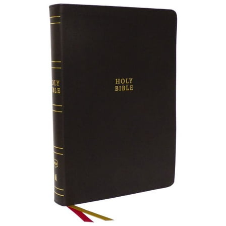 Pre-Owned NKJV Holy Bible, Super Giant Print Reference Bible, Brown Bonded Leather, 43,000 Cross References, Red Letter, Thumb Indexed, Comfort Print: New King James Version (Other)