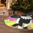 thumbnail image 5 of Defioc Bluey for Christmas Tree Skirt Snowman Xmas Tree Skirt Farmhouse Christmas Decorations Tree Mat for Holiday Party Decor-36", 5 of 6