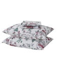 thumbnail image 3 of Great Bay Home Rustic Inspired Microfiber Sheet Set (King, Winter Wonderland), 3 of 9