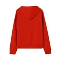 thumbnail image 5 of Resicozy Zip Up Hoodies Womens Long Sleeve Oversized Sweatshirts Y2K Jacket with Pockets 2025 Fall Trendy Clothes Red M, 5 of 6