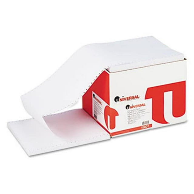 Computer Paper, 20lb, 9.5 x 11, Letter Trim Perforation, White, 2300 Sheets