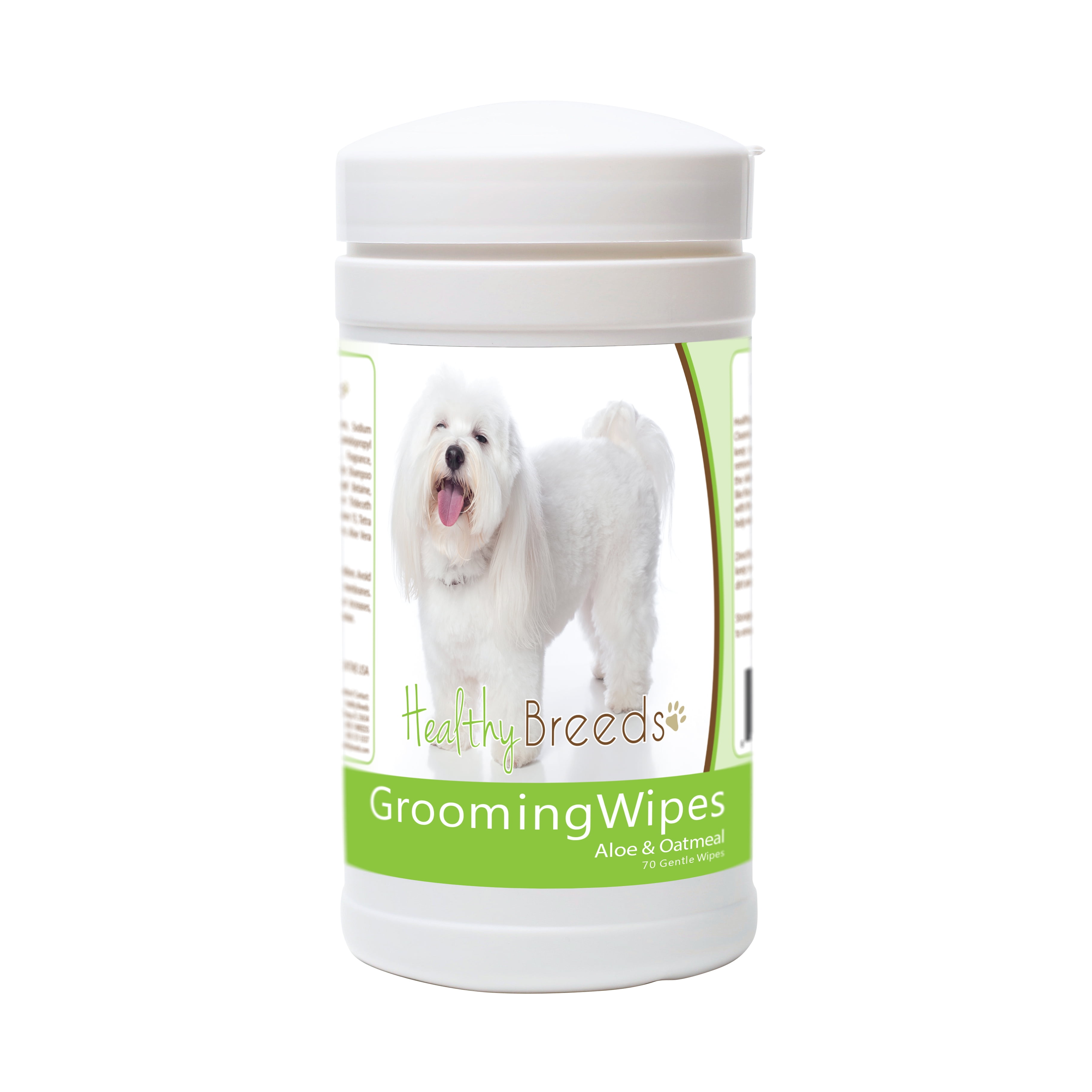 Healthy Breeds Coton de Tulear Grooming Wipes 70 Count