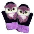 thumbnail image 1 of Guantes térmicos de invierno para hombres y mujeres - Guantes de lana tejida con puños extendidos para senderismo, caminatas y clima frío, 1 of 1