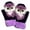 H, variant on Knit Animal Print Thermal Gloves with Extended Cuffs - Soft Wool Blend for Winter Comfort - Fashionable Design for Outdoor Activities - Unisex Style
