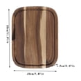 thumbnail image 2 of EGNMCR Kitchen Gadgets, Kitchen Accessories, Kitchen Utensils, Kitchen Tool Solid Wood Cutting Board Kitchen Handle Cutting Board cutting board, 2 of 5