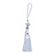 thumbnail image 1 of Colgante con dije para espejo retrovisor de coche, accesorios artesanales multifuncionales Gris-plata, 1 of 8
