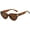 C2 Leopard, variant on Cat Eye Sunglasses Women Vintage Black Cateye Sunglasses Female Small Frame Transparent Color