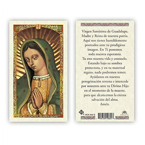 Oracion Cartes de Prière Laminées à l'Espanol - Lot de 25 -
