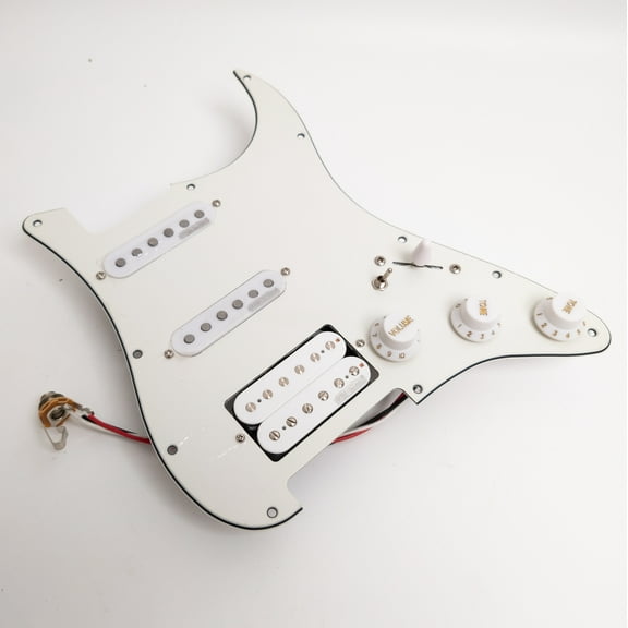 SSH Prewired Loaded Pickguard, with Wilkinson Alnico 5 Humbucker & single coil Pickups, For Fender Strat Guitar