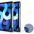 thumbnail image 4 of Étui Compatible avec IPad Air1/2 (9,7 Po), Étui Souple en TPU à Trois Volets avec Porte-Crayon, Réveil/sommeil Automatique, Violet, 4 of 4