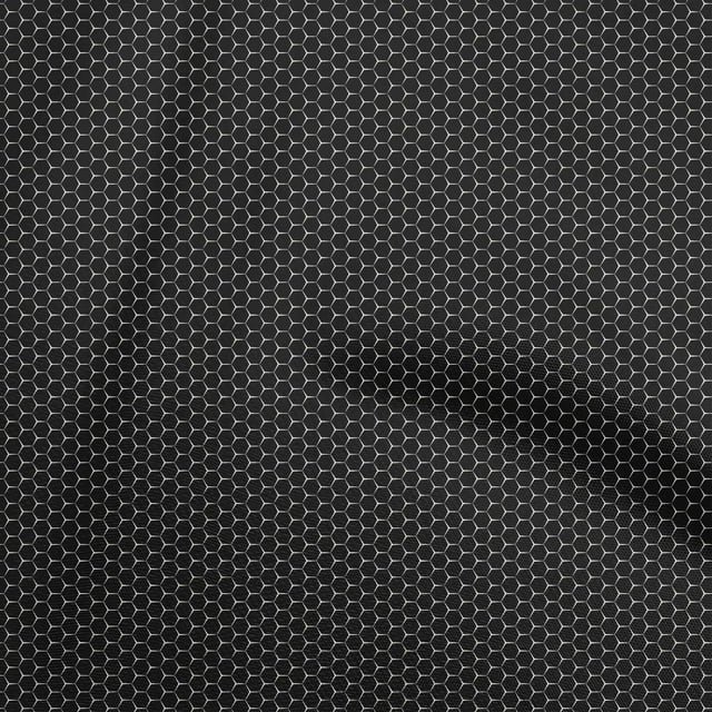 oneOone Rayon Black Fabric Geometric Fabric For Sewing Printed Craft Fabric By The Yard 56 Inch Wide